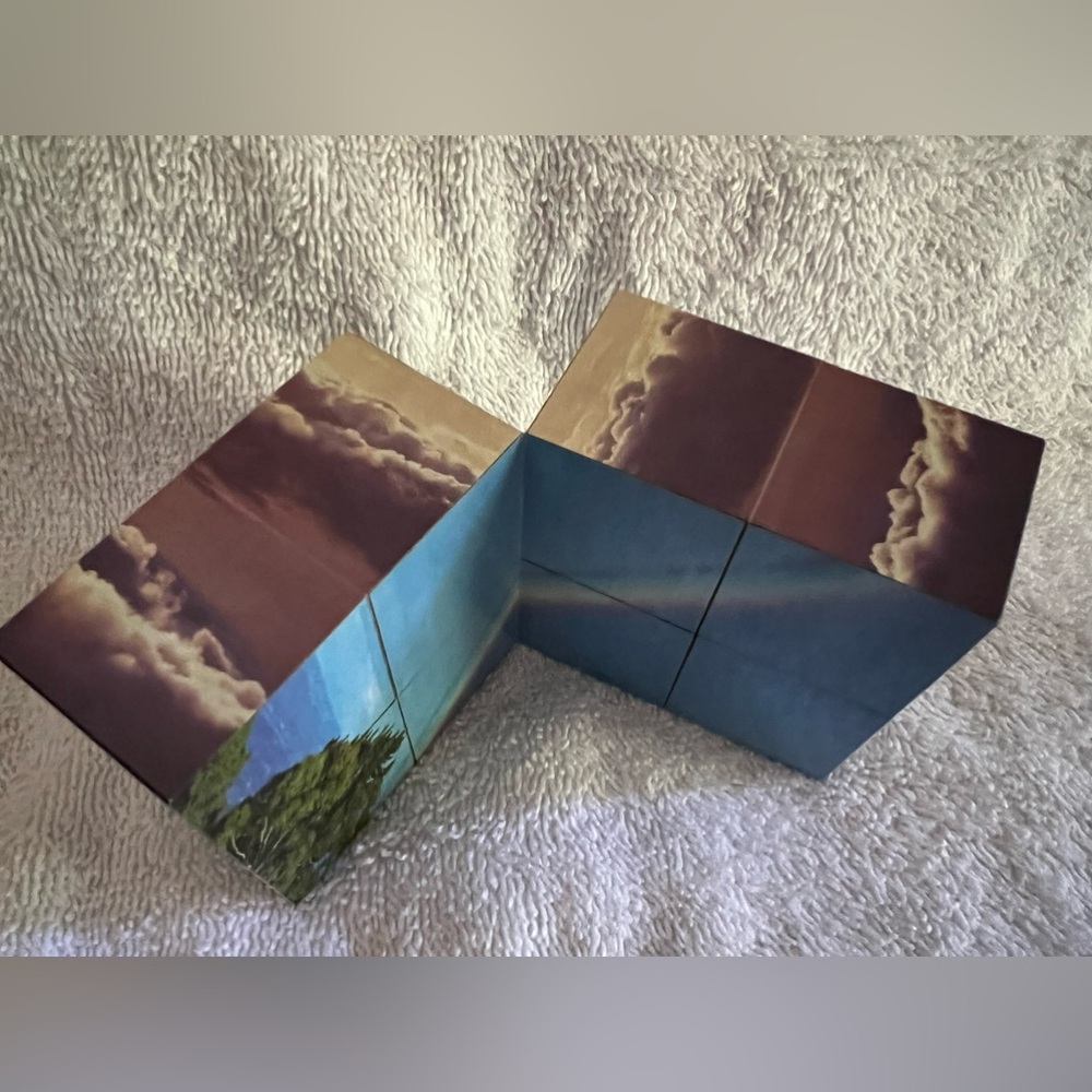 Cube - paperweight - desk puzzle - very pretty and unique - Picture 8 of 10